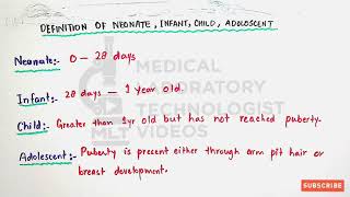 Age DefinitionsWhat is definition of neonateInfantChild amp AdolescentEasy and brief lecture [upl. by Jea]