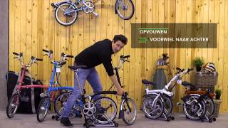 Een Brompton opvouwen in 5 stappen met Yannick van Fiets [upl. by Crain167]