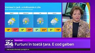 După cea mai fierbinte zi de aprilie din istorie temperaturile vor scădea brusc cu 20 de grade [upl. by Panthia61]