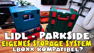 ENDLICH PARKSIDE® Storage System  Sortimentsboxen  Werkzeugkoffer [upl. by Ynwat]