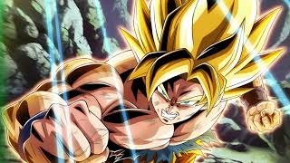 Dragon Ball Z Dokkan Battle  PHY LR Goku SSJ Finish Skill 2 OST Extended [upl. by Pliam414]