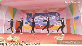 Swami amp his party dance performance  Imphal College Freshers Meet 201819 [upl. by Notyap]