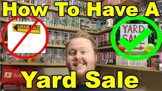 How To Have A SUCCESSFUL Yard Sale Or Garage Sale [upl. by Jessabell631]