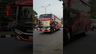 Bis rana jaya❗melesat masuk toll citeureup shorts ranajayabisakap bis busmania bismania [upl. by Donnamarie]