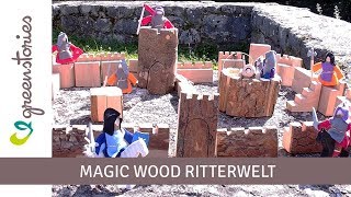 Holz Ritterburg amp Ritterfiguren  Magic Wood [upl. by Anitsihc]