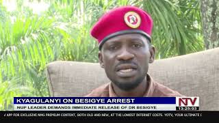 Kyagulanyi speaks out on Besigye arrest [upl. by Zealand731]