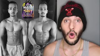 Subscribers Mass Tech Extreme 2000 Transformation Mass Gainer Before And After [upl. by Flan194]