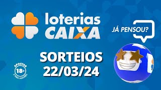 Loterias CAIXA  22032024 [upl. by Singh164]