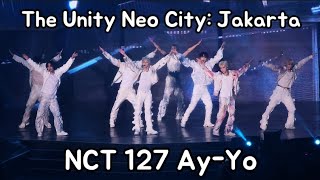 NCT 127 The Unity Neo City Jakarta Day 1 AyYo 엔시티 Concert 13 January 2024 [upl. by Callie]