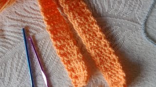 Pyrshang thaiñ RIBBING  Crochet RIBBING with SCBLO [upl. by Jud]