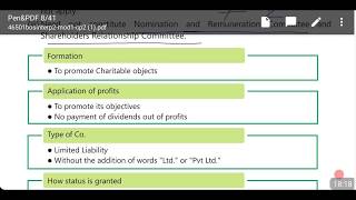 Company Law Lecture 12  Incorporation of Company and Matters Incidental Thereto  CA IPCC amp Inter [upl. by Neersan]