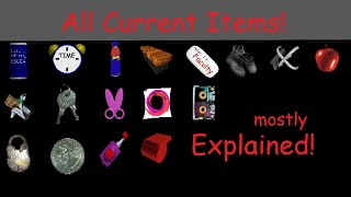 Baldis Basics All Items Explained  Remastered amp Plus [upl. by Wiltshire963]