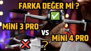 DJI Mini 4 Pro vs Mini 3 Pro  Bilmeniz gereken Her şey [upl. by Eiba]