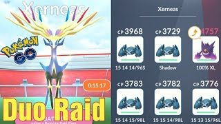 Xerneas Duo Raid  Pokémon Go [upl. by Samled]