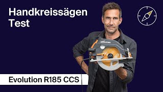 Handkreissägen Test Evolution R185 CCS– FAZ Kaufkompass [upl. by Delacourt762]