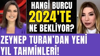 Hangi burcu ne bekliyor Astrolog Zeynep Turandan 2024 tahminleri I Ece Üner [upl. by Aisatsanna895]