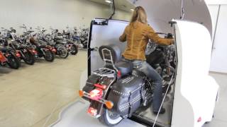 1 bike Fliptop Trailer from Ironhorse Trailers [upl. by Tikna]