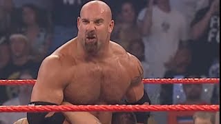 Goldberg hits Randy Orton with the Jackhammer Raw Sept 1 2003 [upl. by Valenba302]