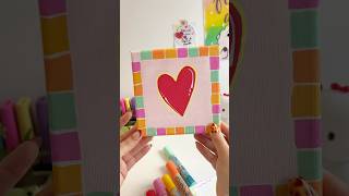 Cuadro de colores 😍manualidades manualidadesdiy diydecoracion tutorial artattack [upl. by Salaidh]