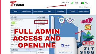 Globe ZLTS10G Debrand  Openline amp Fully Admin Access 2033 [upl. by Cullin]