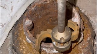 Restoring 98 year old Pipe drain plumbing [upl. by Nossila]