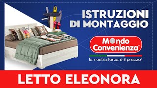 Istruzioni di montaggio Letto contenitore ELEONORA  MONDO CONVENIENZA [upl. by Pellikka]