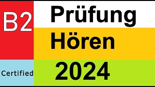 GAST  B2 Prüfung  Hören Übungssatz  GAST DTZ 2024 TEST 01 German Test For Immigranten [upl. by Jillie109]