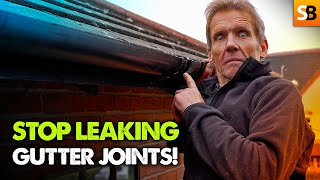 Fixing a Leaking Gutter  Proper Job No Mastic [upl. by Ytsim]