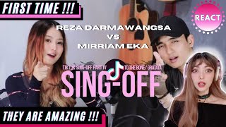 FIRST TIME REACT  Reza Darmawangsa SINGOFF TIKTOK SONGS Part IV vs Mirriam Eka [upl. by Awe]