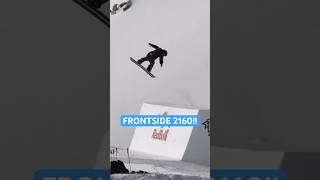 🚨 WORLD’s FIRST 🚨 Frontside 2160 snowboarding redbull snowboard 🏂 Ian Matteoli [upl. by Oleta]