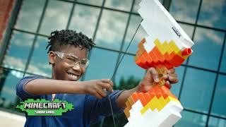 Nerf Minecraft Sabrewing Bow Blaster F4733 [upl. by Adirahs]