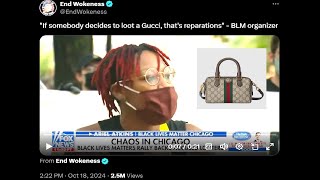 BLM says stealing Gucci is reparations…Gucci is HQ in Italy [upl. by Hanselka]