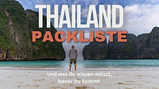 quotThailand Packliste Tipps amp Tricks Alles was du vor deiner Reise wissen musstquot [upl. by Burck]