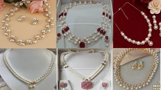 Latest pearl necklace design [upl. by Asenej]