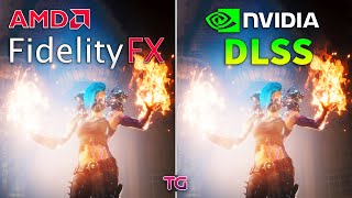 FidelityFX vs DLSS  Graphics and Performance Comparison [upl. by Meredithe]