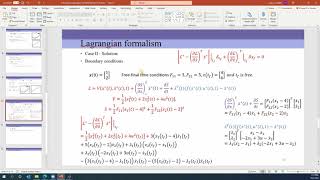 9 Lagrangian vs Hamiltonian Formalism part 23 [upl. by Aynav]