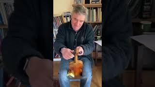 Baroque Violin for Beginners How to Change a String on Your Gut String Instrument [upl. by Aidin]