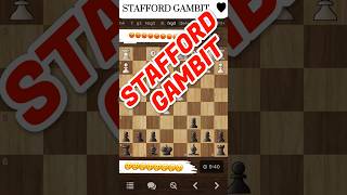 STAFFORD GAMBIT staffordgambit chess [upl. by Harilda851]