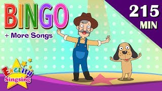 BINGO  More Animal Songs  Top 50 Nursery Rhymes with lyrics  English kids video [upl. by Occor782]