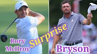 Bryson DeChambeau surprise by Rory McIlroy antics as new reaction emergesRory McIlroys actions afte [upl. by Dobbins]