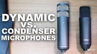 Dynamic vs Condenser Microphones Whats the Difference [upl. by Emeline]