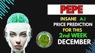 Insane PEPE Price Prediction for THIS WEEK by AI [upl. by Arvonio]