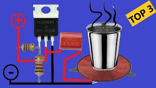 TOP 3 Simple Induction Heater Circuit [upl. by Hilliary679]