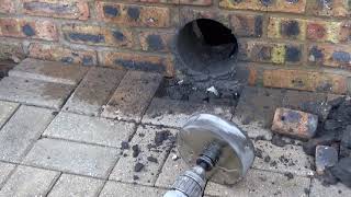 How to Drill a Large Hole in a Brick Wall  Diamond Coated Hole Saw [upl. by Clareta376]