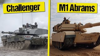 British Challenger 2 vs American M1 Abrams tank [upl. by Aiam]