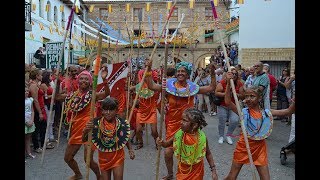 La Comarcatv  Desfile Carrozas Urrea Gaén 2017 [upl. by Nylaj]