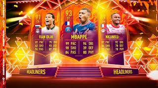 HEADLINERS IS HERE CRAZY NEW PROMO CARDS  FIFA 22 ULTIMATE TEAM [upl. by Ettenuj101]