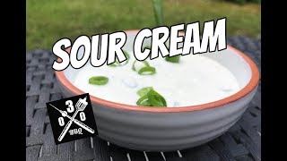 Sour Cream selber machen  030 BBQ [upl. by Catton]