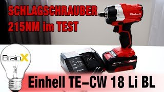 Einhell 18V Akku Schlagschrauber Review 215 NM [upl. by Nylrahs187]