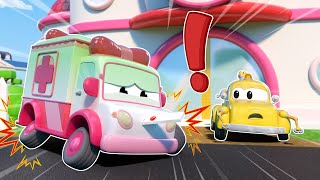 Oh no SICK AMBULANCE can’t help hurt cars  Car Repair  Tom the Tow Truck  Car and truck for Kids [upl. by Castora]